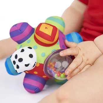 Bumpy Ball Barškučiai Mažyliai Sensoriniai varpai Žaislai Kognityvinė raida Naujagimiai Smegenų vystymasis Žaislas vaikams Kūdikių Kūdikių dovana