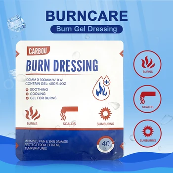 Burn Dressing First Aid Burncare Tvarstis Gelis Hidrogelis Sterilus traumos tvarstis Pažangus gijimas žaizdų priežiūrai