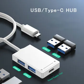 C TIPO USB 3.0 ŠAKOTUVAS OTG USB 3.0 2.0 didelės spartos perdavimo adapteris USB 