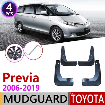 Car Mudflap for Toyota Previa XR50 2006~2019 Estima Tarago Fender Purvo apsaugos sklendės Sklendės Purvasaugiai Priedai 2010 2015