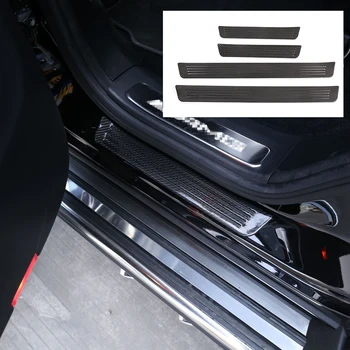 Car Styling Real Carbon Fiber Console Central Storage Box Cover Apdailos lipdukų skydelis Mercedes BENZ W464 G63 G500 G550 2019-20