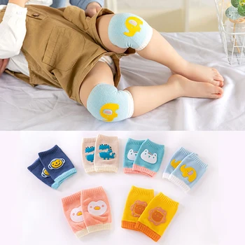 Cartoon Animal Baby Knee Pad Baby Toddlers Leg Warmer Knee Support Protector Kids Safety Crawling Elbow Cushion Baby Kneecap