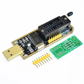CH341 341A 24 25 serijos EEPROM Flash BIOS USB programavimo modulis + SOIC8 SOP8 bandomasis klipas EEPROM 93CXX / 25CXX / 24CXX