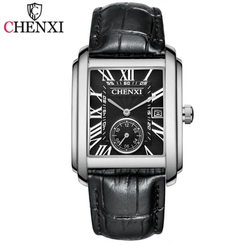 CHENXI Top Brand Luxury Vyriškas laikrodis Vandeniui atsparus datos laikrodis Mada Vyriški sportiniai laikrodžiai Vyriški kvarciniai kasdieniai odiniai rankiniai laikrodžiai