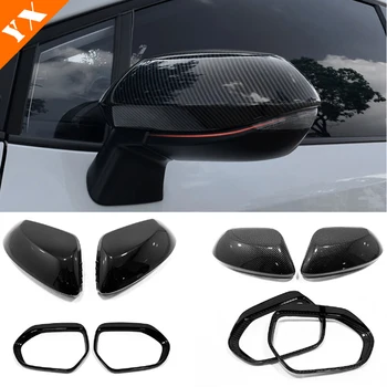 Chrome/Carbon/Black lipdukų garnyras Toyota Corolla 2019-2023 priedai Automobilio šoninio veidrodžio dangtelis Galinio vaizdo veidrodžio dangtelio apdaila