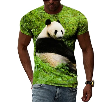 Cute Fat Panda Summer Harajuku Design Fashion Vyriški marškinėliai Hot Summer 3D All Over Printed Tee Tops marškinėliai Unisex marškinėliai