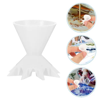 Dažų liejimo puodelis Pigmento indų maišymas Dažymo piltuvėlis Silikagelis tiekia skysčių puodelius Daugkartinio naudojimo
