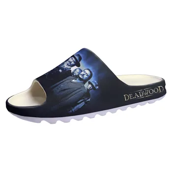 Deadwood Soft Sole Sllipers Home Clogs Timothy Olyphant Ian McShane Step On Water Shoes Mens Womens Teenager Custom Sandals