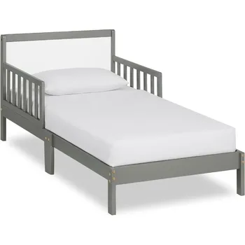 Dream on Me Brookside Toddler Bed, Steel Grey