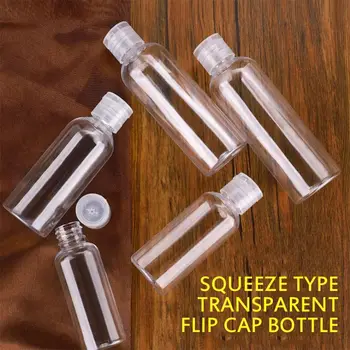 Empty Travel Bottle Makeup Container Cosmetic Lotion Refillable Squeeze Jar 5-100ML