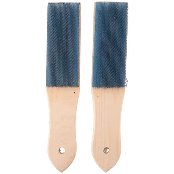 File Card Brush Steel Card File Brush Cleaner Remove Chip Metal Bit Cleaning 8.26 Inch Length, 2