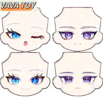 Furina Neuvillette Ob11 Face Genshin Impact for GSC Doll Rankų darbo vandens lipdukas Faceplates Anime žaidimo Cosplay žaislų priedai