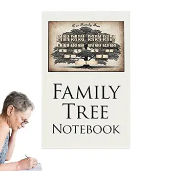 Genealogijos sąsiuvinis Šeimos medžio diagrama Genealogijos knygos Patvari šeimos medžio diagrama genealogijos ilgalaikio naudojimo šeimai sekti