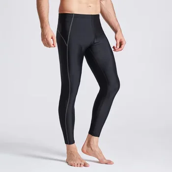Greitai džiūstanti apsauga nuo saulės Imitacija Ryklio odos ilgų kojų varžybos Vyrų ilgi plaukimo lagaminai 9 taškų moterų nardymo banglenčių kostiumas