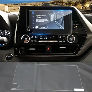 Grūdinto stiklo ekrano apsauga Skirta Toyota Highlander 2023 8 colių Automobilių informacijos ir pramogų radijas GPS navigacijos plėvelės interjeras