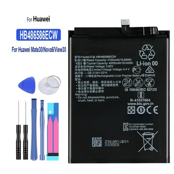 HB486586ECW, 4200mAh, baterija Huawei Mate 30 Pro,Mate30 Pro, 30Pro, Nova 6, 6SE, Nova6, For Honor VIew 30M V30M, + Įrankiai