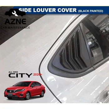 Hc Cargo Honda City GN2 Hečbeko sedanas 2020 - 2023 Matinis juodas trikampis lango šoninis žaliuzių dangtelis