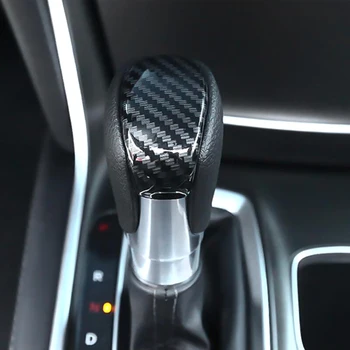 Honda Accord 10th 2018 2019 2020 Carbon Fiber Gear Box Box Panel Gear Knob Shift Cover Trim Lipdukas Automobilių aksesuarai