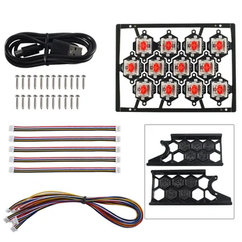 Hot Key Board for Voro Skirt Klipper iš anksto įdiegta PCB plokštė su šviesos diodu Voro V2.4 skirta Trident Switchwire 3D spausdintuvams