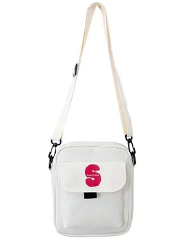 INS crossbody krepšys vyrams, japoniškas laisvalaikio mobiliojo telefono krepšys, nailoninė lengva funkcinė kuprinė, moteriškas pečių ita krepšys