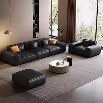 Italiano Organizatorius Banketų sofos Prabangios modernios pūkų grindys Ergonomiška sofa Minkšta šeimyninė sofa Šviečiantys miegamojo baldai