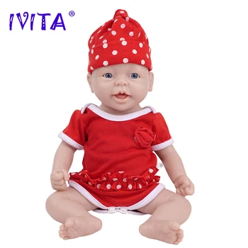 IVITA WG1555 14,56 colio 1,65 kg 100% pilno silikono atgimusi lėlė kūdikis realistiškos mergaitės lėlės minkštas kūdikis 