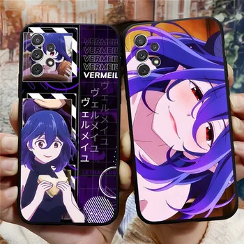 japonų anime vermeil auksinis telefono dėklas, skirtas Samsung A12 A50 A52 A51 A53 A33 A13 A22 A31 A40 A03S A32 A21 A81 A42 silikonas