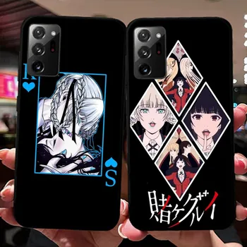 Kakegurui Jabami Yumeko Anime telefono dėklas, skirtas Samsung Note 8 9 10 20 pro plus lite M 10 11 20 30 21 31 51 A 21 22 42 02 03