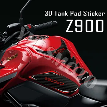 Kawasaki Z900 z900 3D motociklų degalų bako lipdukas Alyvos dujų dangtelio dangtelio apsauga Decals Rinkinio priedai Atsparus vandeniui 2022 2023