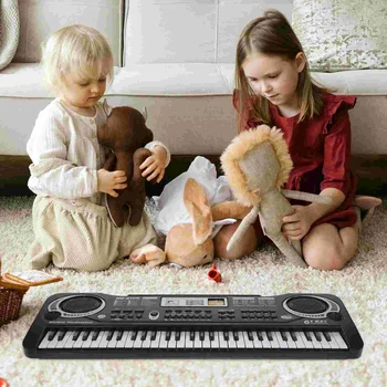 Klavišai Elektroniniai vargonai USB Elektrinis fortepijonas Skaitmeninė klaviatūra Fortepijonas Muzikos instrumentas Mikrofonas Muzika Edukacinės dovanos vaikui