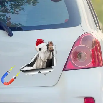 krekingo automobilio lipdukai patvarūs kalėdinio automobilio galinio lango lipdukas lengvas stilingas transporto priemonės dekoras automobilių išorės stiliaus aksesuarai