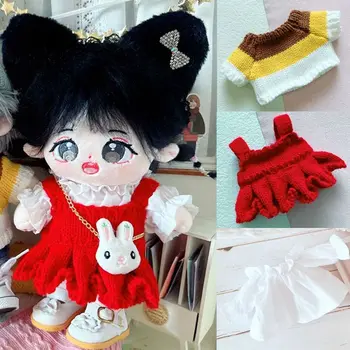 Laisvalaikio drabužiai Lėlių drabužiai Katės stilius Galvos juosta Mada Mini megztinis Kepurės Triušio krepšiai Lėlių megztinio šortai