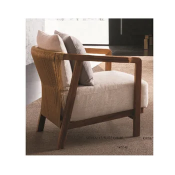 Laisvalaikio kėdė viengulė sofa, kėdė, svetainė, medžio masyvo rėmas, šiaurietiško stiliaus, miela didelio tankio kempinė, kėdė