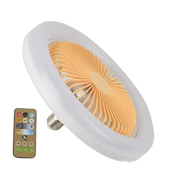 lubų ventiliatorius su šviesa 30W nuotolinio valdymo pultas vidinis LED žibintas tylus miegamasis virtuvės dekoro lempos ventiliatoriai LED išmanioji ventiliatoriaus lemputė