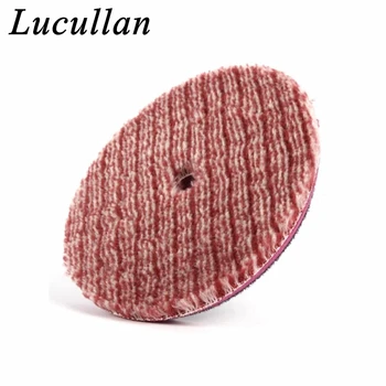 Lucullan Premium Super Soft 5'' Plaukų šono detalės Buffing Kempinė DA Polisher Naudokite vilnos pjaustymo pagalvėlę