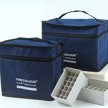 Mark Pen Special Storage Bag 36/48/60/72/120 Piece Base Canvas Tote Bag su didele talpa ir paprastu nešiojamu krepšiu