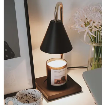 Miego pagalbinė stalinė lempa 35W Romantiškas valdymas Pritemdytos stalinės lempos lemputės Reguliuojamos spalvos temperatūra Pritemdyta žvakių šviesa