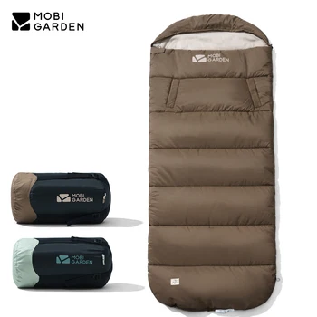MOBI GARDEN kempingo miegmaišis 1,8 kg lauko vidaus biuras šiltas didelis nešiojamas kelioninis