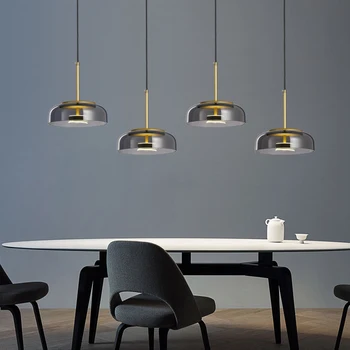 Modernus LED pakabinamas šviestuvas valgomajam Virtuvė Kavinė Baras Kūrybingi šiaurietiškų lubų šviestuvai Vidaus apšvietimas Pakabinami šviestuvai