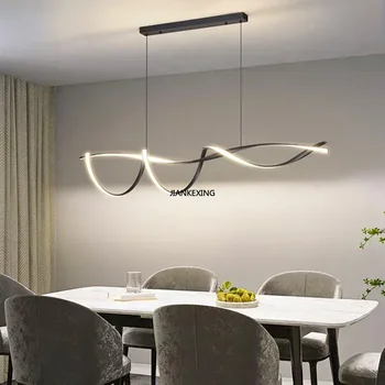 Modernūs LED pakabinami šviestuvai valgomajam Svetainės virtuvės stalasŠviestuvai Namo dekoro pakabaApšvietimo armatūra