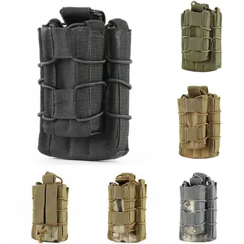 Molle maišelis Atviras viršutinis karinis šautuvas Žurnalas Maišelis Taktinis dėklas Multicam Airsoft Mag maišelio laikiklio dėklas AK M4 M14 amunicijos kišenė