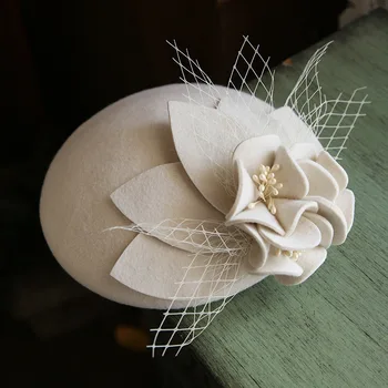 Moteriška tinklinė kepurė Rudenį ir žiemą nauja vilnonė vilnonė kepurė Elegantiška ir madinga skrybėlė