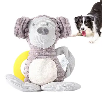 Naminis šuo Šuniukas Pliušinis girgždantis Kramtyti minkštą juokingą animacinį filmą Beždžionės formos žaislai Šunų priedai Sumažinti nuobodulį Žaislas šuniukams