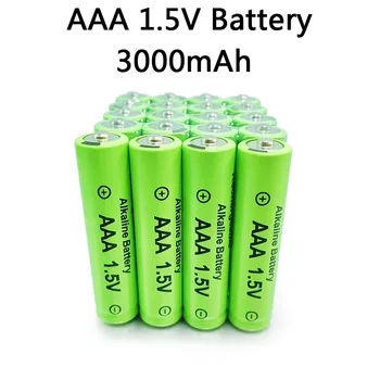 Nauja AAA baterija 3000mAh 1,5V šarminė AAA įkraunama baterija nuotolinio valdymo pultui žaislinė šviesos baterija didelė talpa Ilga ištvermė