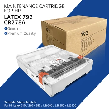 Nauja CR278A, skirta HP 792 latekso priežiūros kasetei HP Latex 210 260 280 L26500 L28500 L26100 HP792 spausdinimo galvučių valymo rinkinys