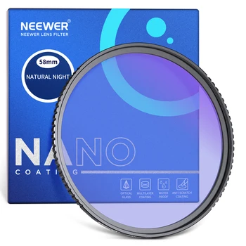 NEEWER natūralus naktinis filtras su HD neodimio stiklo konstrukcija, šviesos taršos mažinimo filtras su antiatspindinčiu