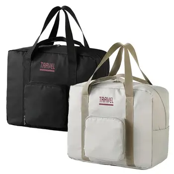 Nešiokitės krepšius kelionėms Sulankstomas krepšys Rankena sustiprinta organizatorius Lengvi sporto krepšiai su dvipusiu užtrauktuku mankštai