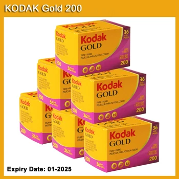 Original KODAK GOLD 200 35mm filmas 36 Ekspozicija vienam ritiniui tinka KODAK M35 / M38 / H35 / F9 kino kamerai (galiojimo pabaigos data: 01/2025)