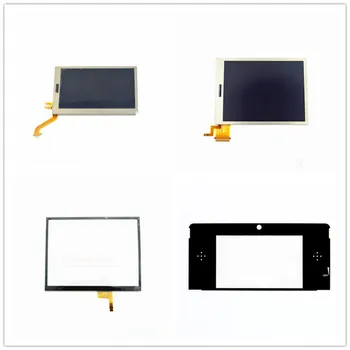Original Naujas viršutinis ir apatinis LCD ekranas, skirtas 3DS konsolei su len ir jutikliniu ekranu