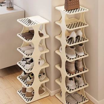 Paprasta batų lentyna Atidaryti daugiasluoksnę batų lentyną Baldų laikymo stovas Batų lentyna Surinkimas Didelės talpos daugiafunkcinė batų lentyna